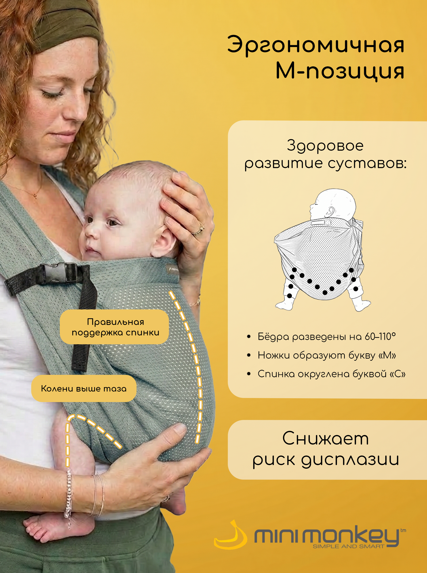 Фаст-слинг MiniMonkey светло-зеленый - фото 3