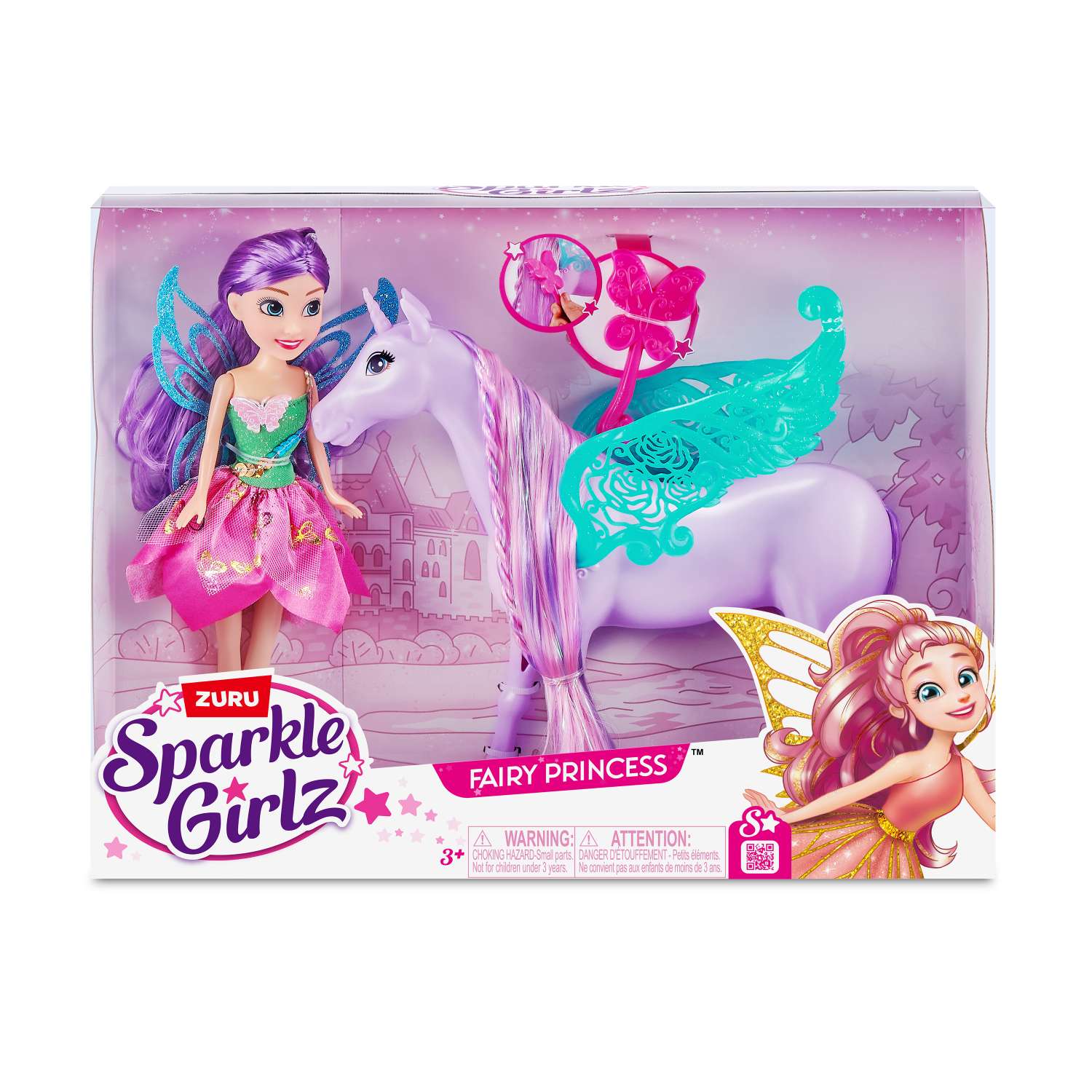 Кукла модельная Zuru Sparkle Girlz Фея и единорог 100413 - фото 9