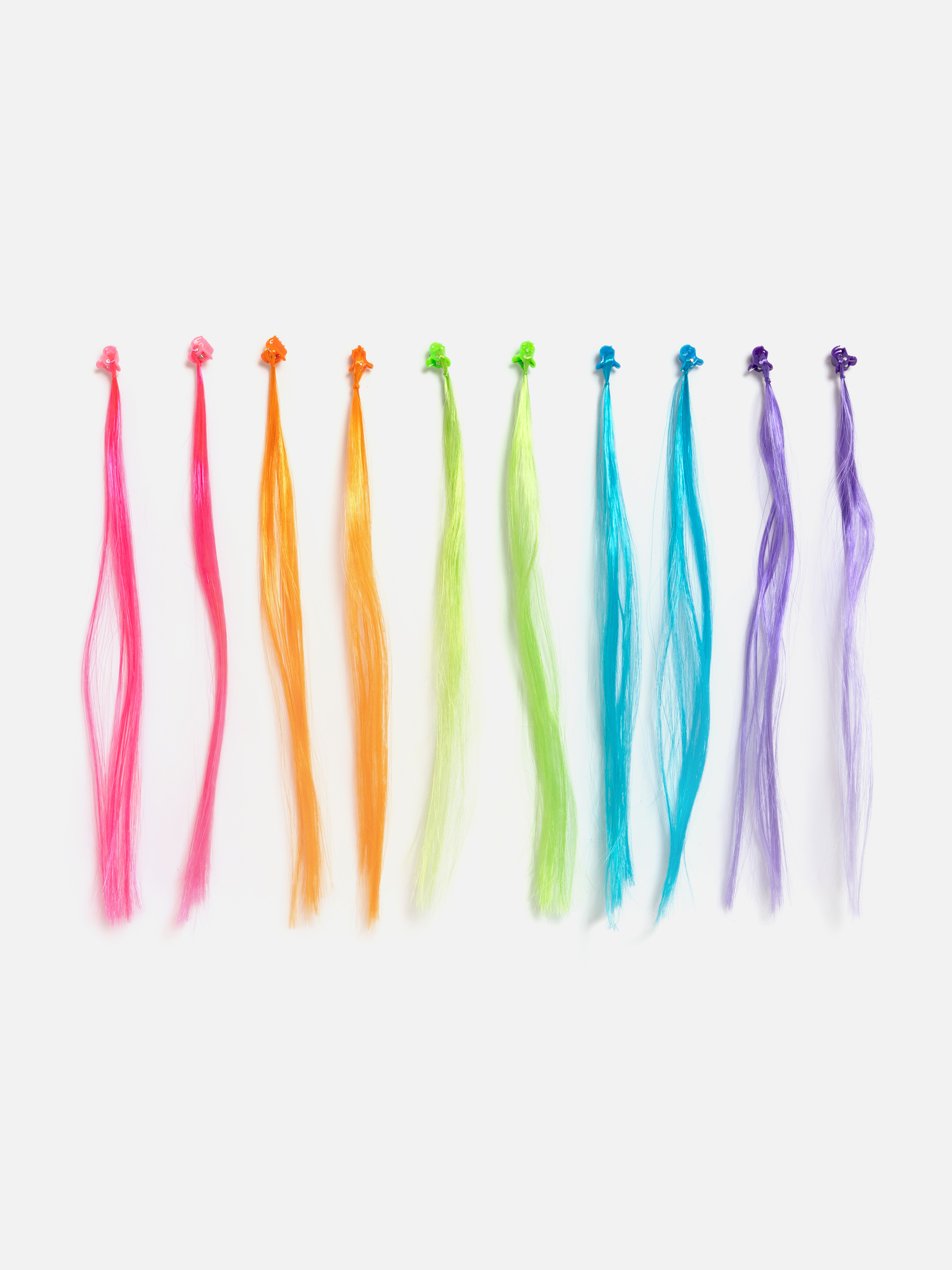 Изображение товара Заколки Acoola 10 шт. Мультицветные декоративные крабики для волос