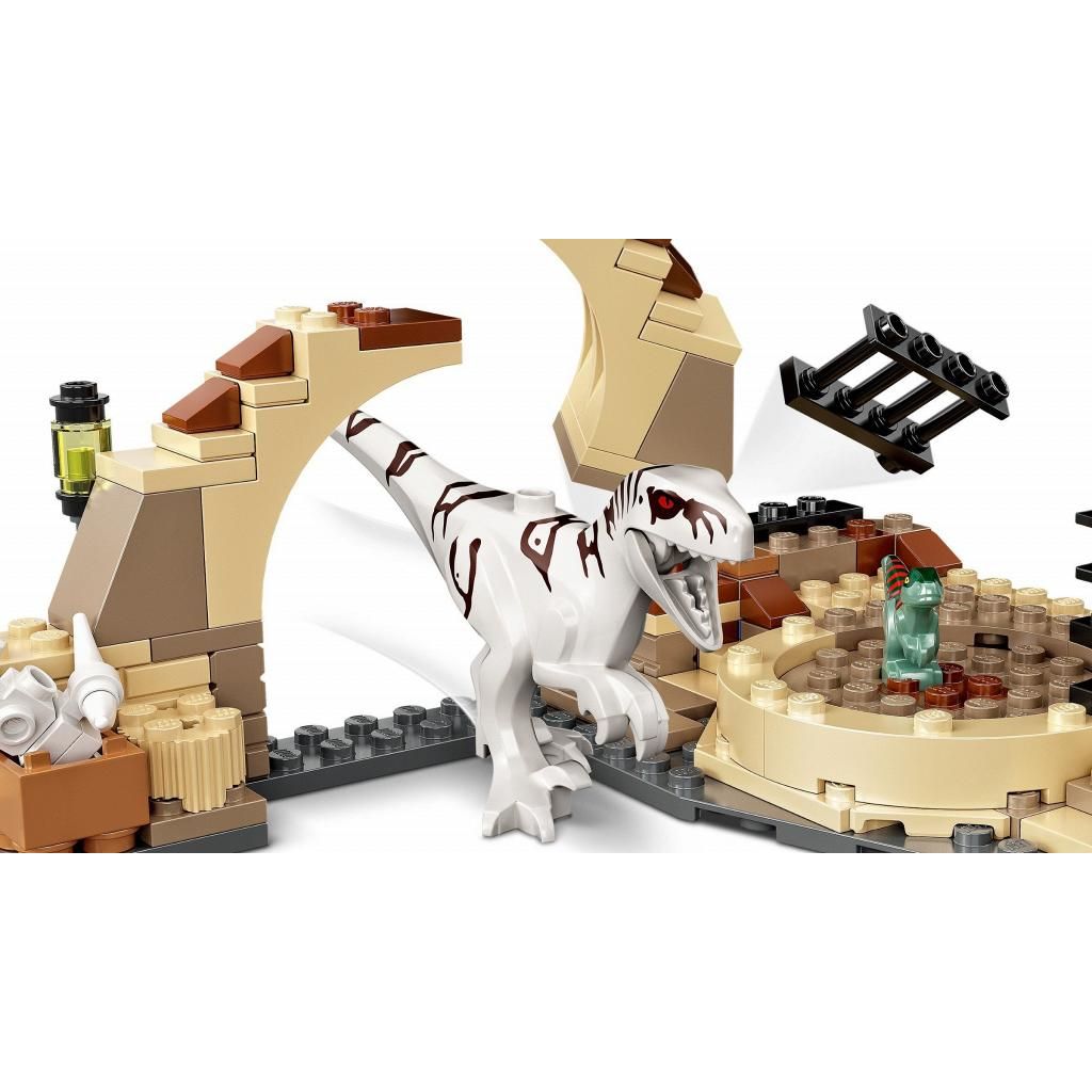 Конструктор LEGO Jurassic World Атроцираптор погоня мотоцикла блочный - фото 3