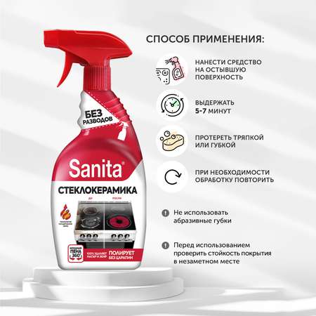 Спрей Sanita Антижир 500 мл по 2 шт