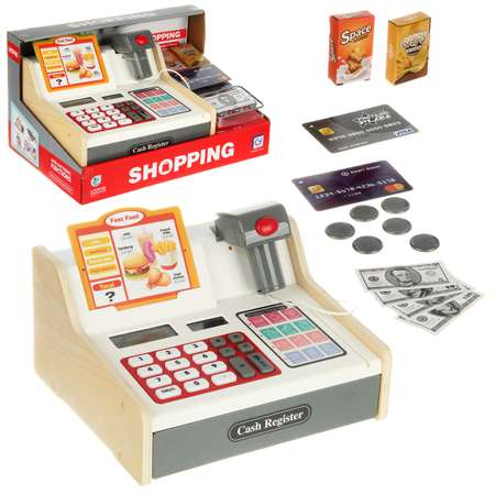 Игровой набор Veld Co касса, продукты