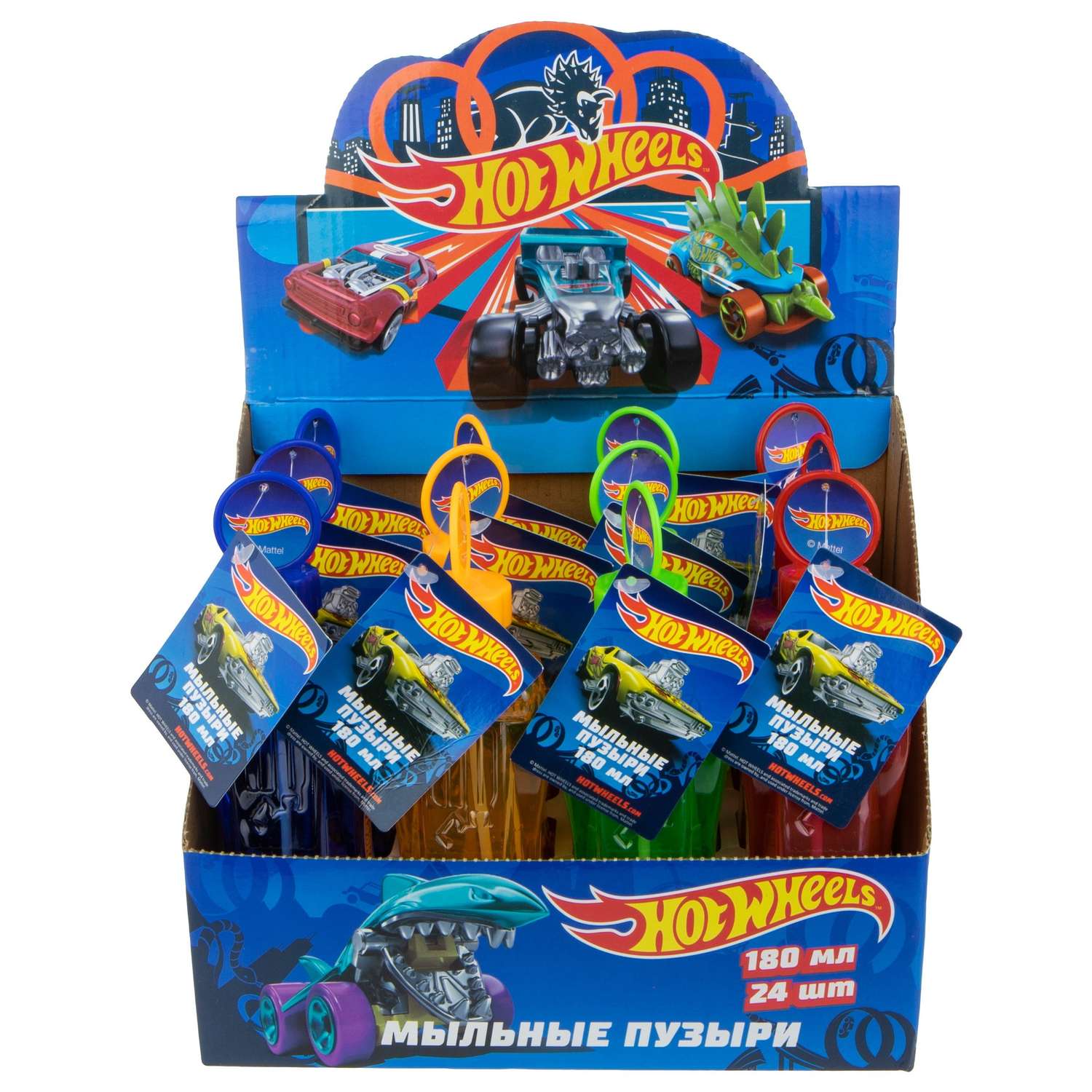 Мыльные пузыри 1TOY Hot Wheels в ассортименте - фото 3