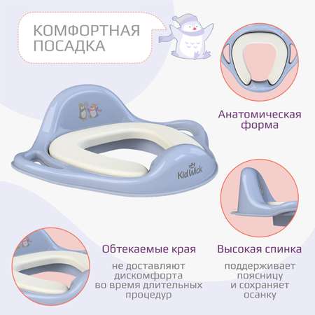 Накладка на унитаз KidWick Шарк фиолетовый