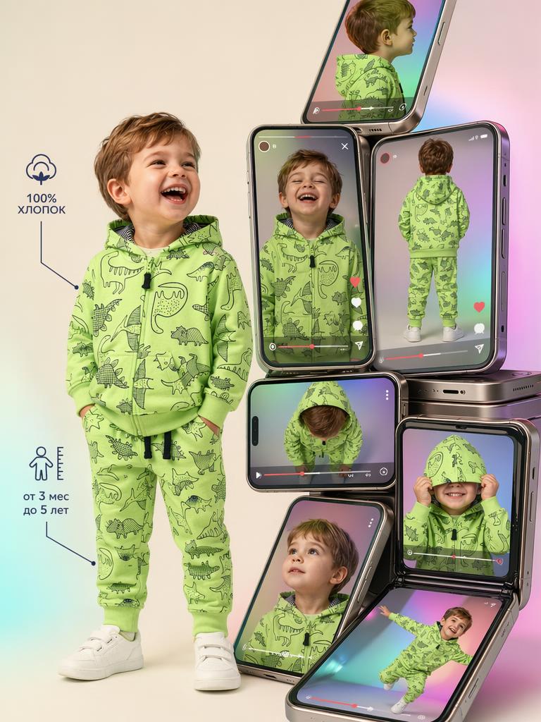 Костюм Bambooland GreenDino-costume - фото 2