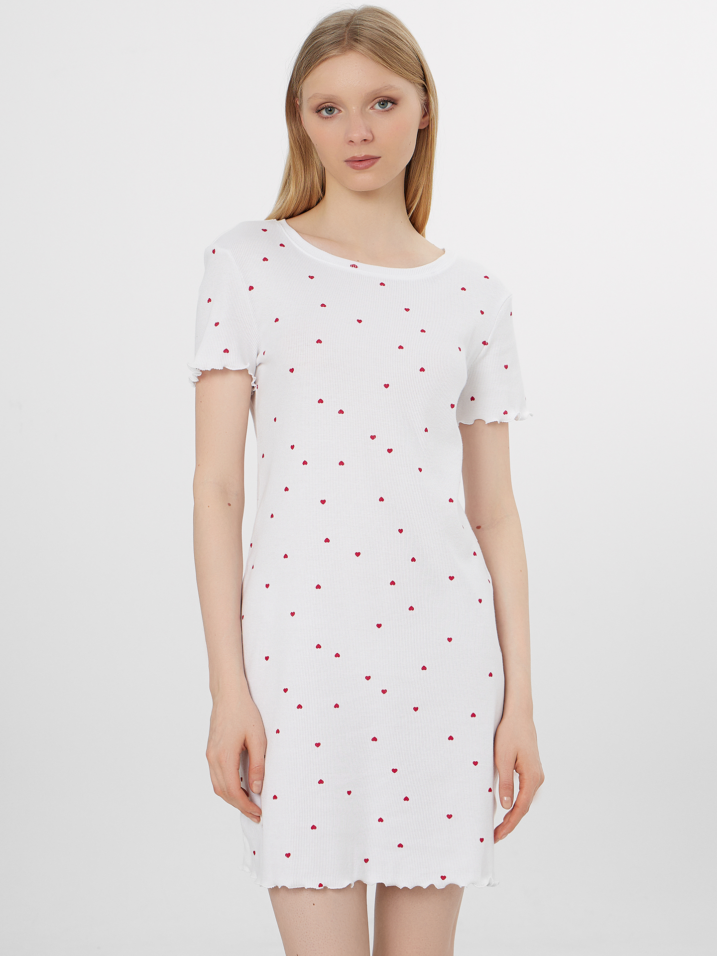 Сорочка ночная Mark Formelle (Марк Формэль) 572405/алые сердца - фото 3