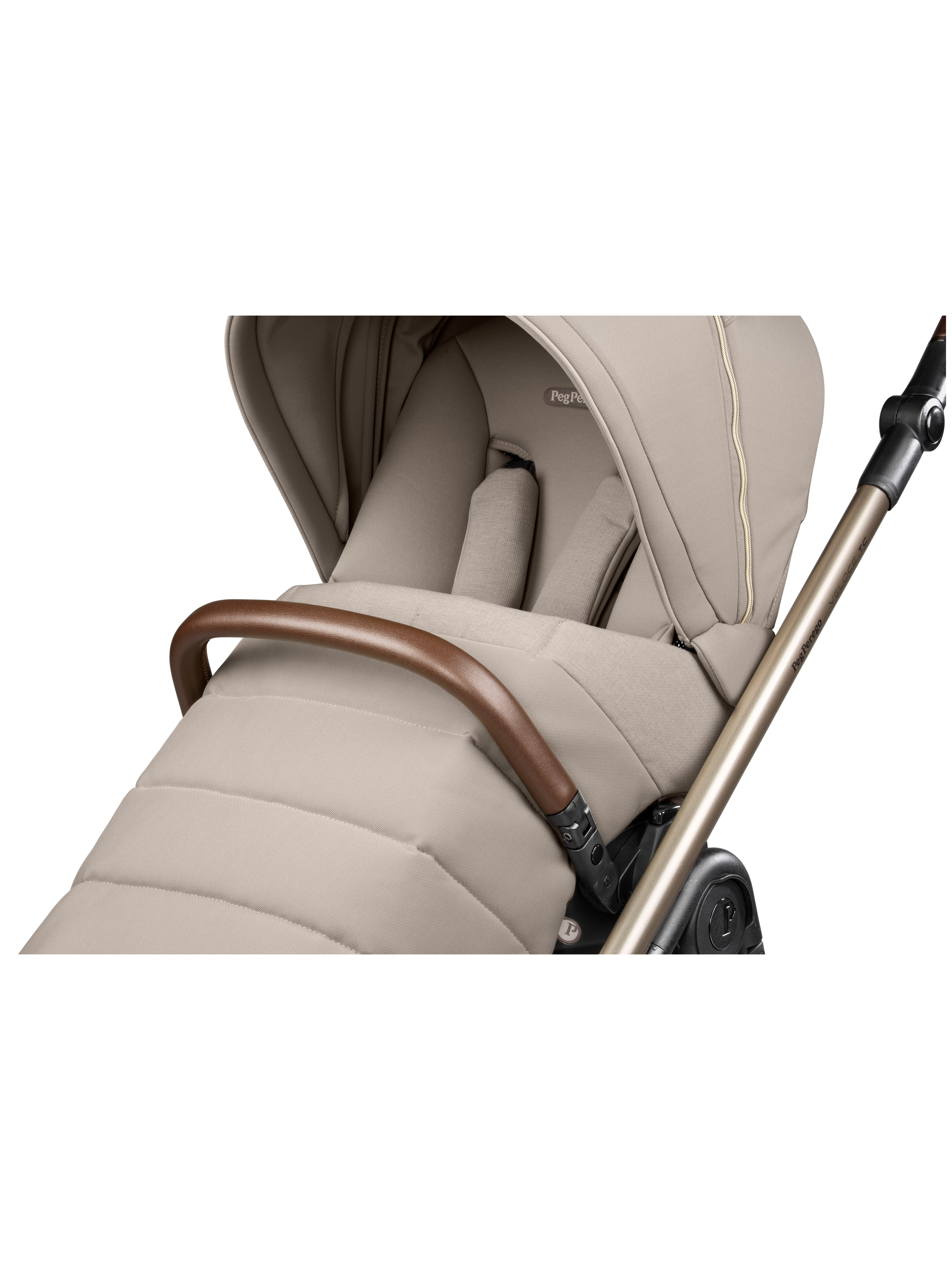 Коляска прогулочная Peg-Perego Veloce TC бежевый - фото 3