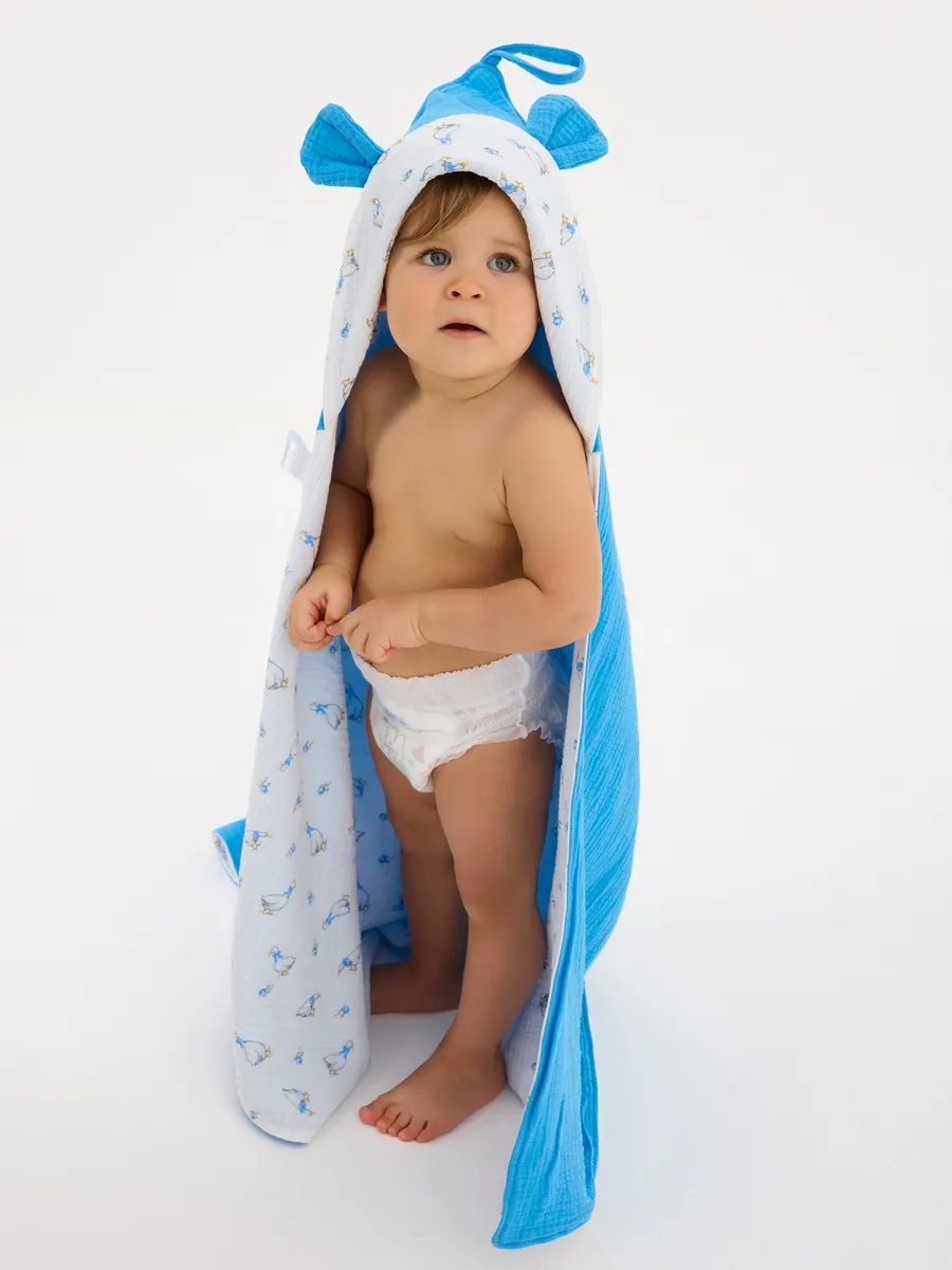 Полотенце Loo-Loo гусь 95 x 95 см 1 шт. - фото 10