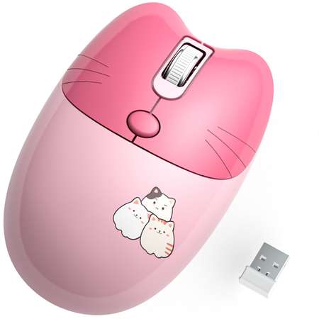 Беспроводная мышь MOFii MOFii M3AG Pink