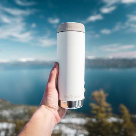 Термокружка Klean Kanteen TKWide Cafe Cap 16oz Tofu 473 мл