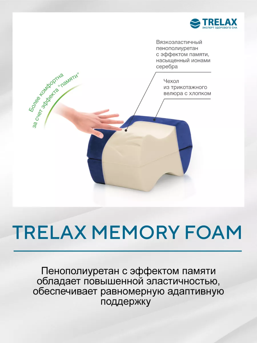 Ортопедическая подушка TRELAX Orthofix П15 под ноги - фото 5