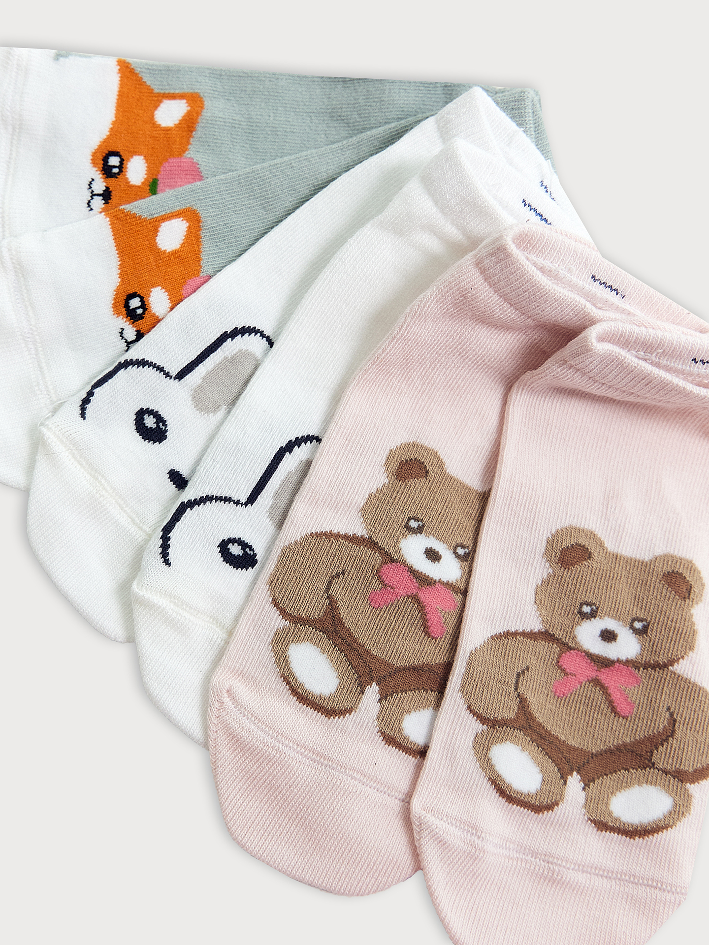 Носки 3 пары Mark Formelle (Марк Формэль) 406A-2785/белый /св.оливка /зефирный - фото 3