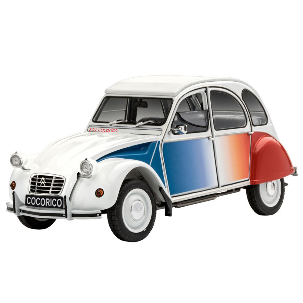 Сборная модель Revell Микролитражный автомобиль Citroen 2 CV Cocorico 67653 - фото 2