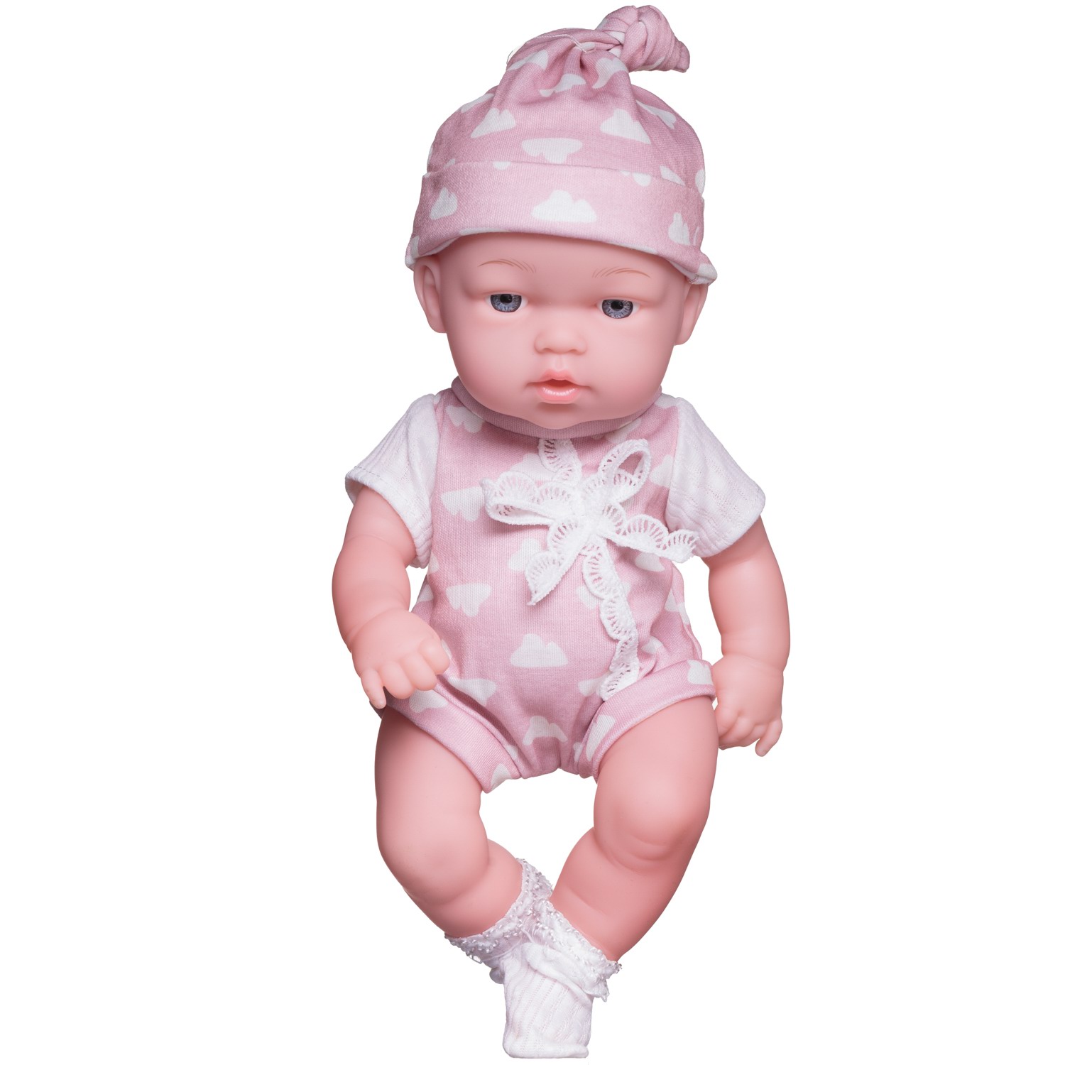 Кукла пупс Junfa высота 35 см WJ-35011/шапка - фото 4