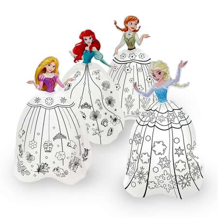 Набор для творчества Disney Princess Кукла роспись фломастерами в ассортименте
