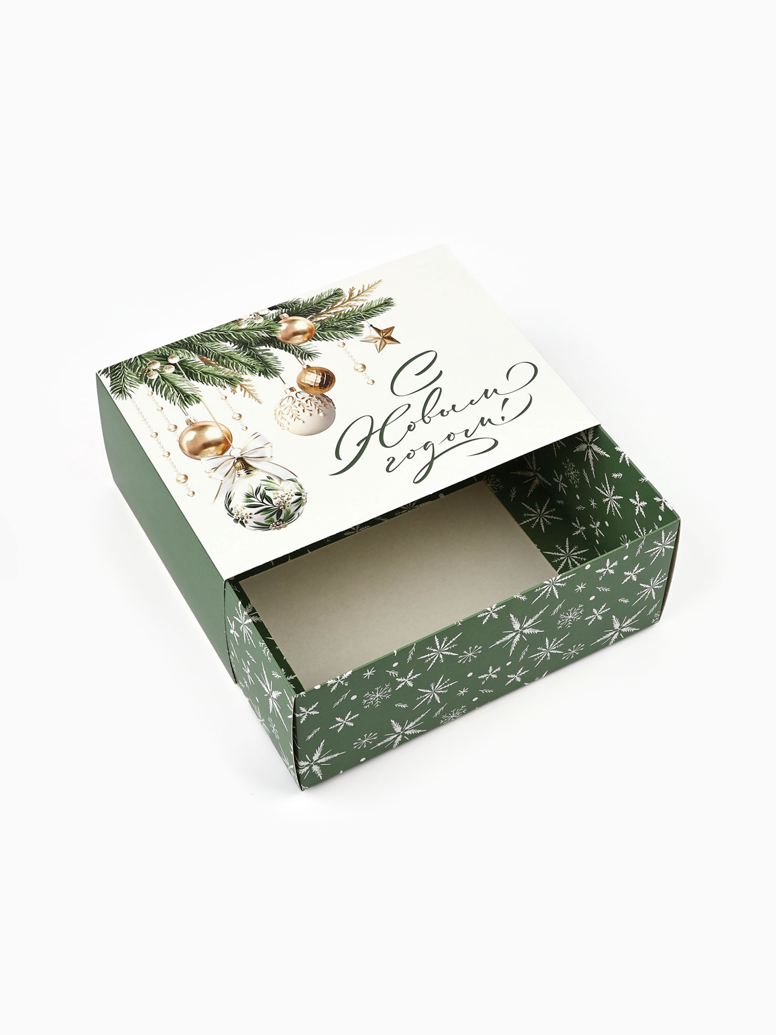 Коробка сборная Дарите Счастье "Новогодние шары", 20 х 15 х 8 см - фото 5