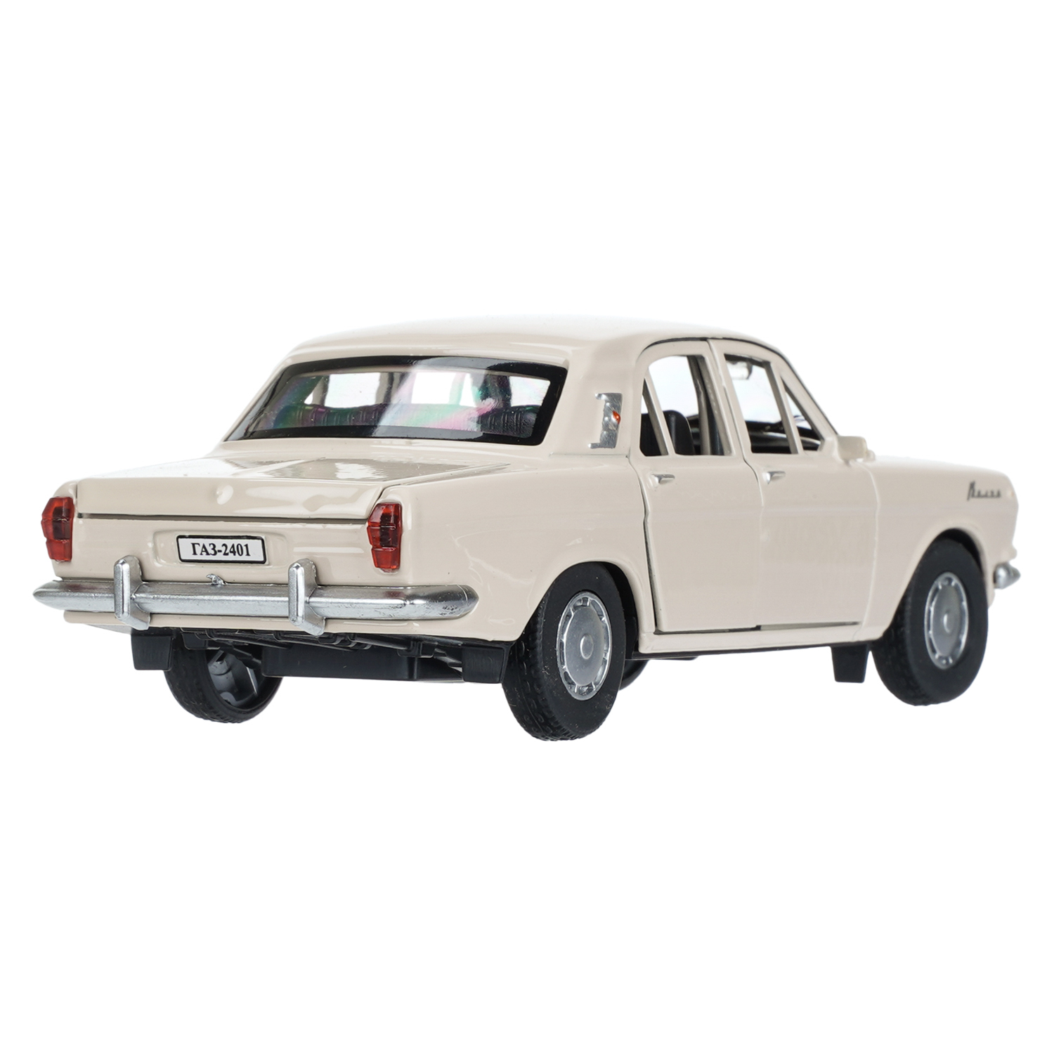 Автомобиль Технопарк ГАЗ Волга Бежевая 1:32 410486 - фото 2