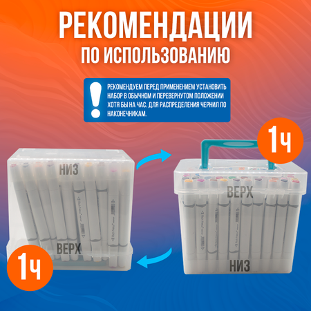 Скетчмаркер Rich New двусторонний 60 цв.