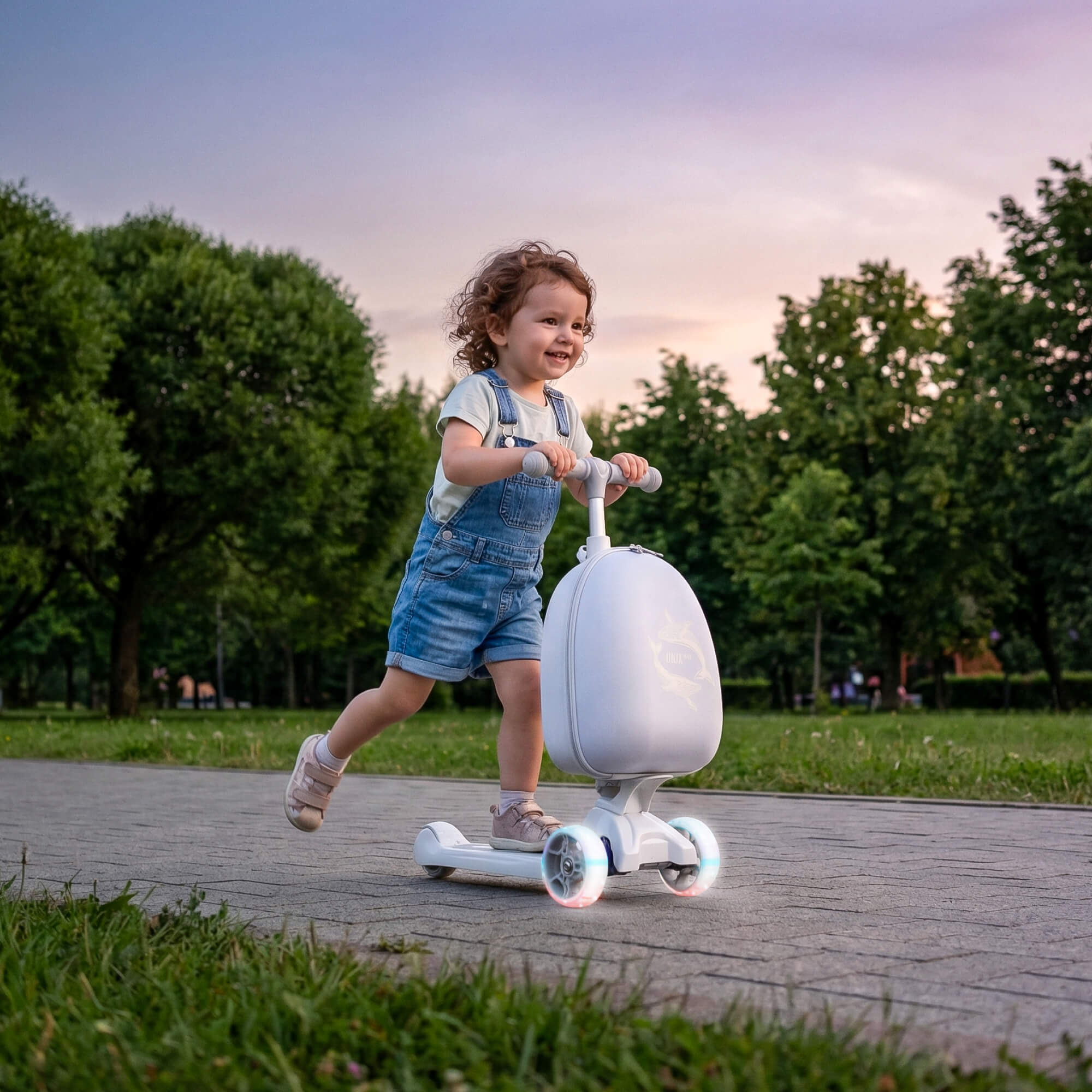 Самокат UNIX Kids трехколесный - фото 17