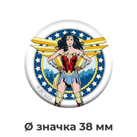 Значок PRIORITY Чудо Женщина 4 шт.