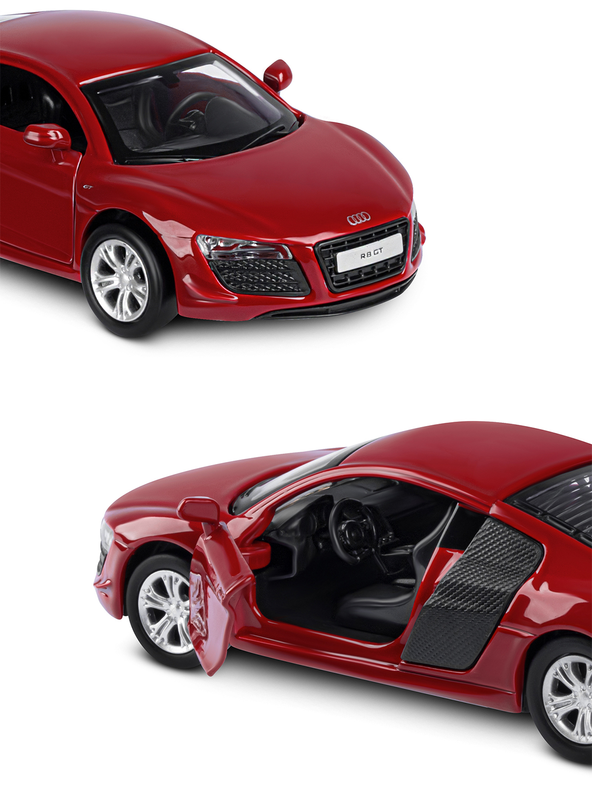 Автомобиль АВТОпанорама Audi R8 GT 1:43 JB1251795 - фото 12