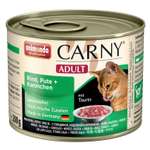 Корм для кошек ANIMONDA 400г Carny Adult с индейкой и кроликом консервированный