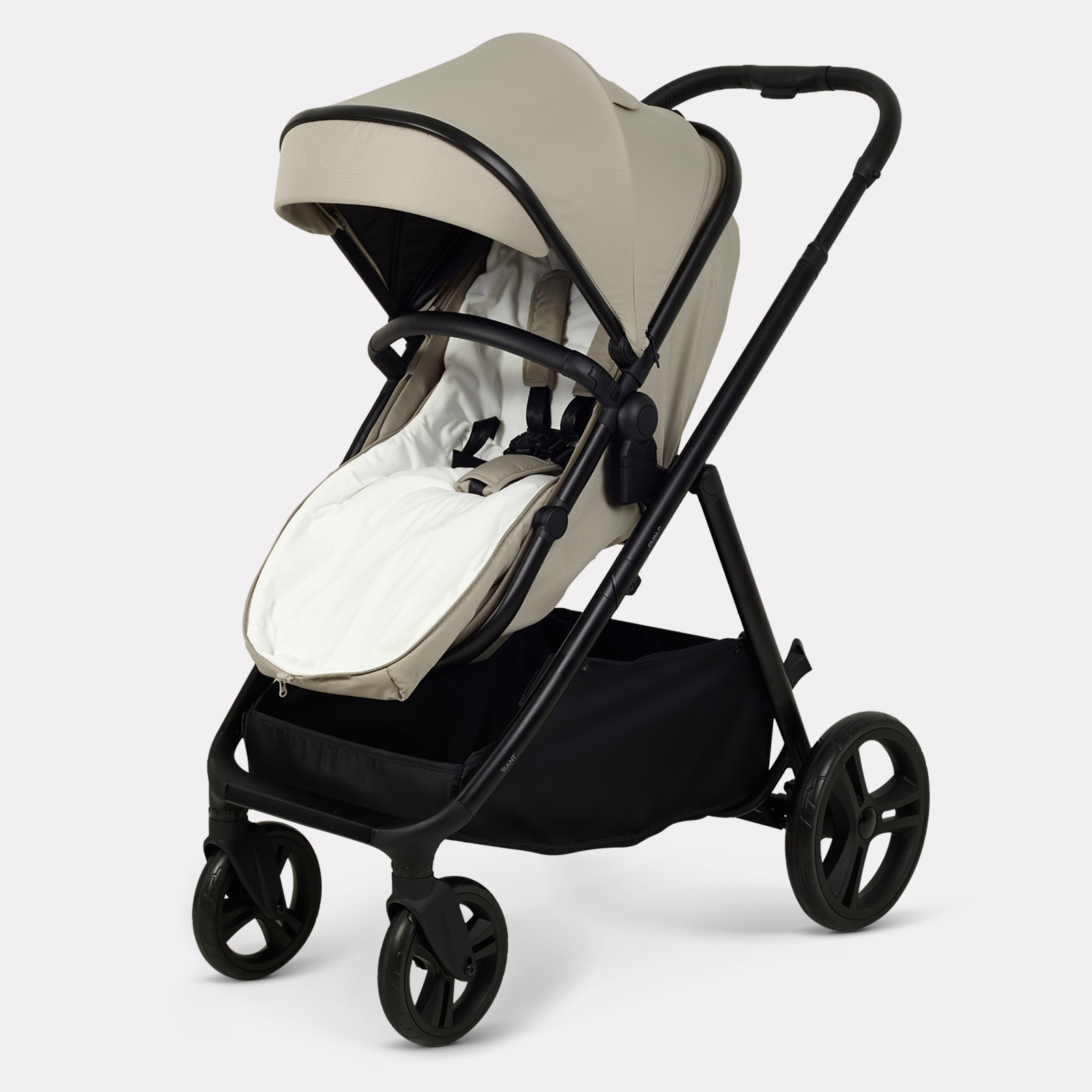 Коляска 2в1 для двойни Rant Basic Dualo бежевый - фото 16