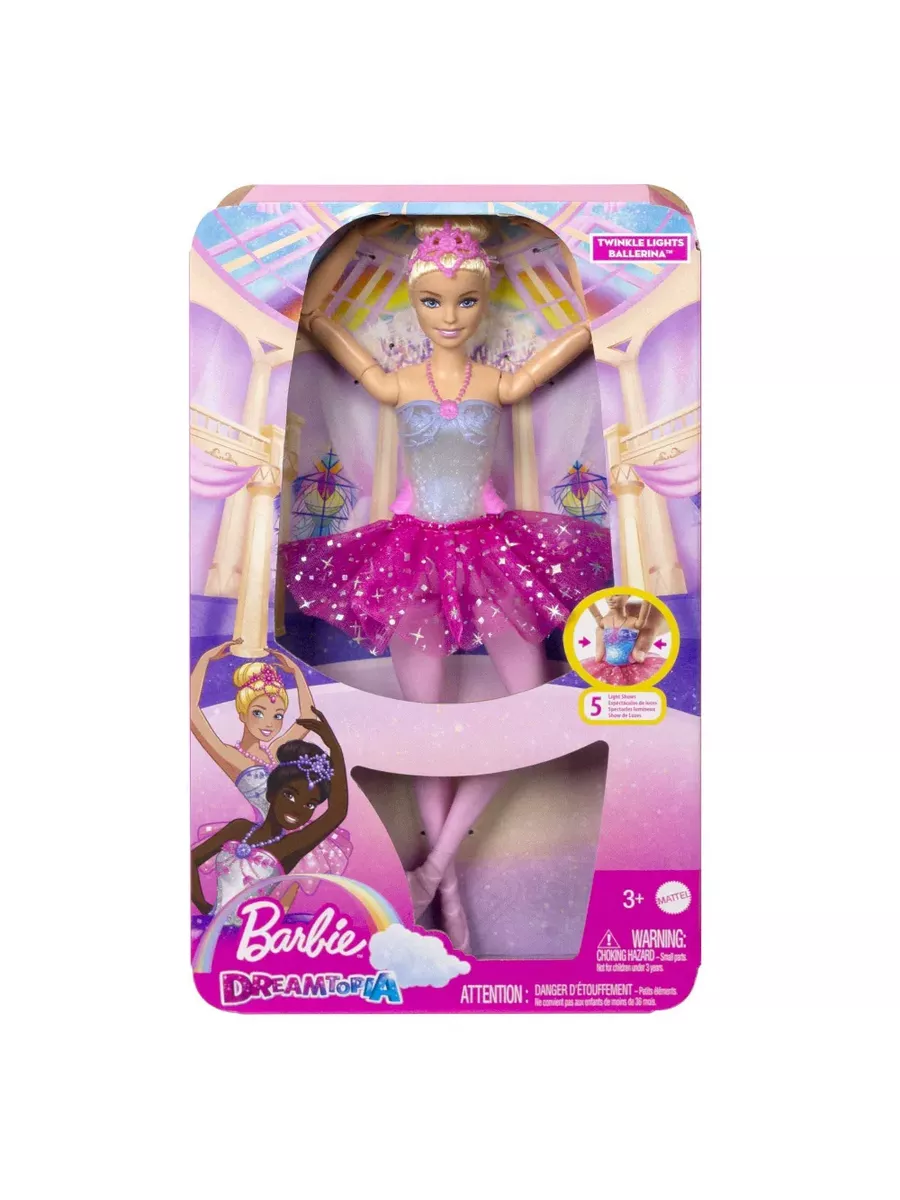 Кукла модельная Barbie Dreamtopia Балерина Magic Lights Doll 113095 - фото 2
