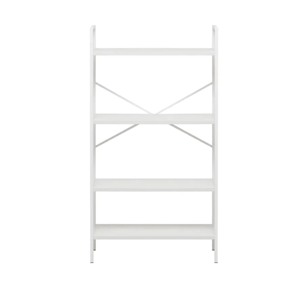 Стеллаж Leset Стилвуд 24 широкий 4 полки Белый/Белый - фото 7