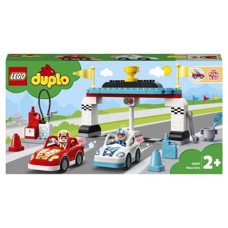 Конструктор LEGO DUPLO Town Гоночные машины сборная игровая модель