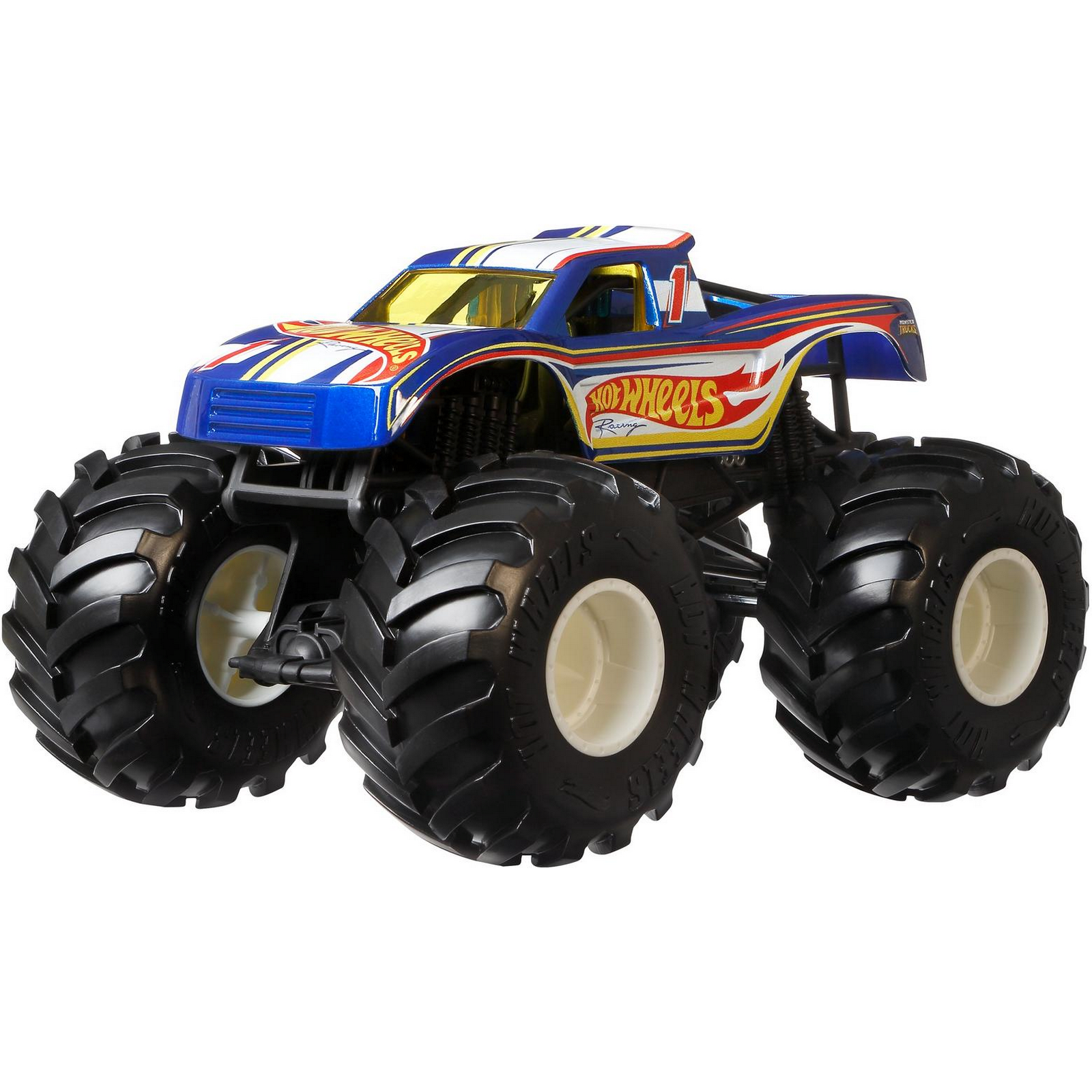 Автомобиль Hot Wheels Monster Tracks 1:24 FYJ83/GTJ36 - фото 1