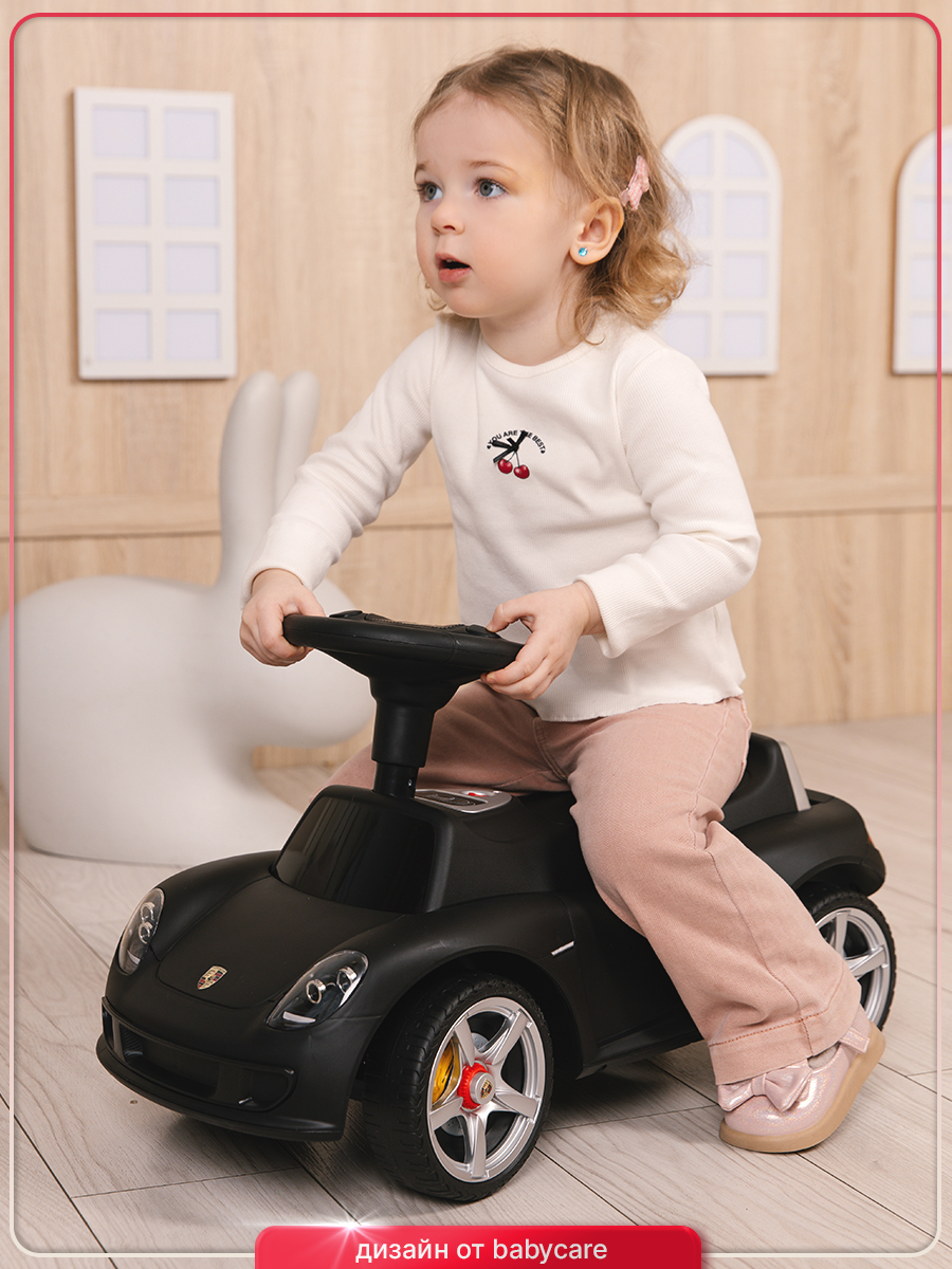 Каталка BabyCare Порш черный - фото 15