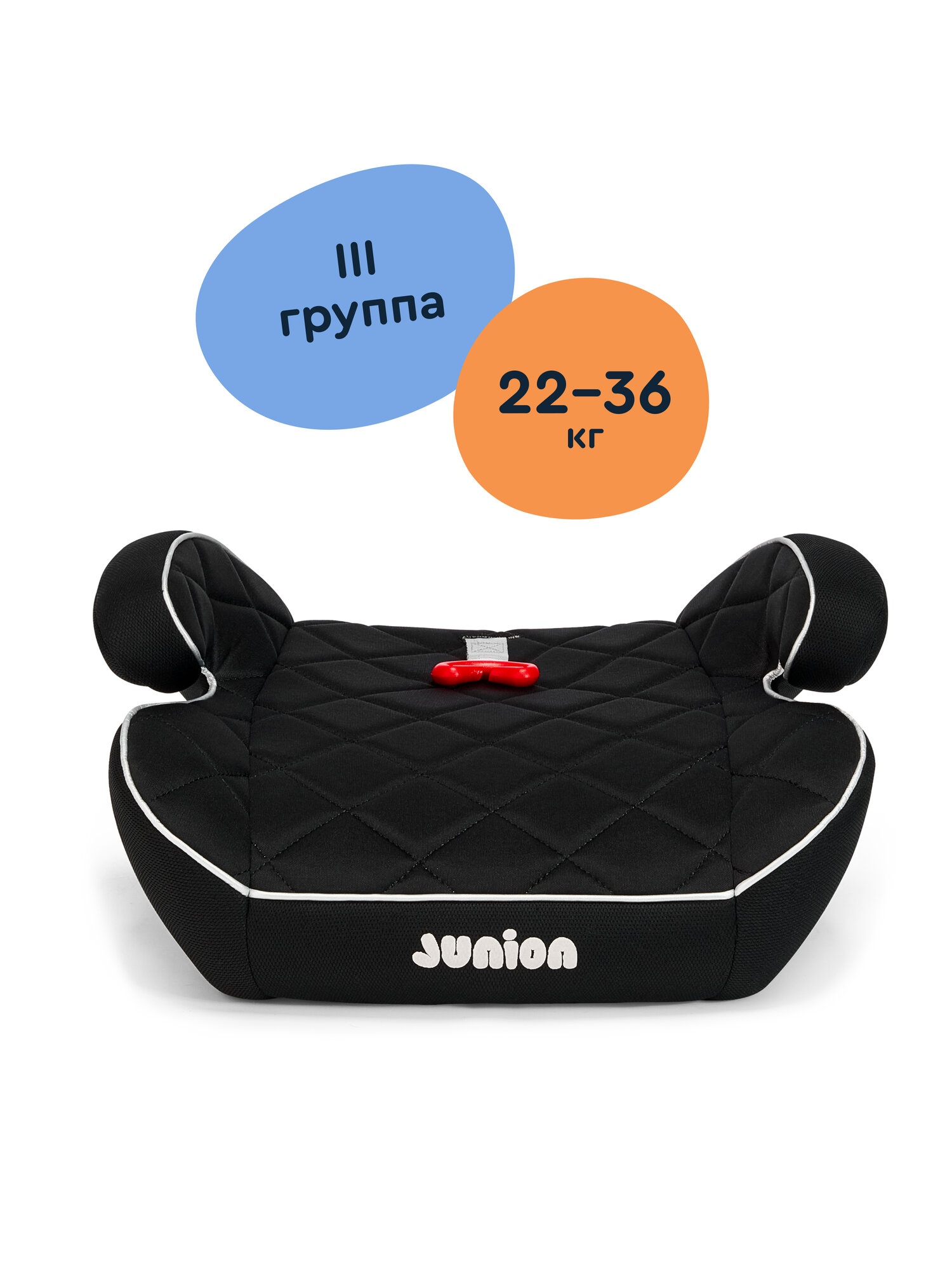 Автокресло Junion Maxi 2/3 (15-36 кг) черный - фото 2