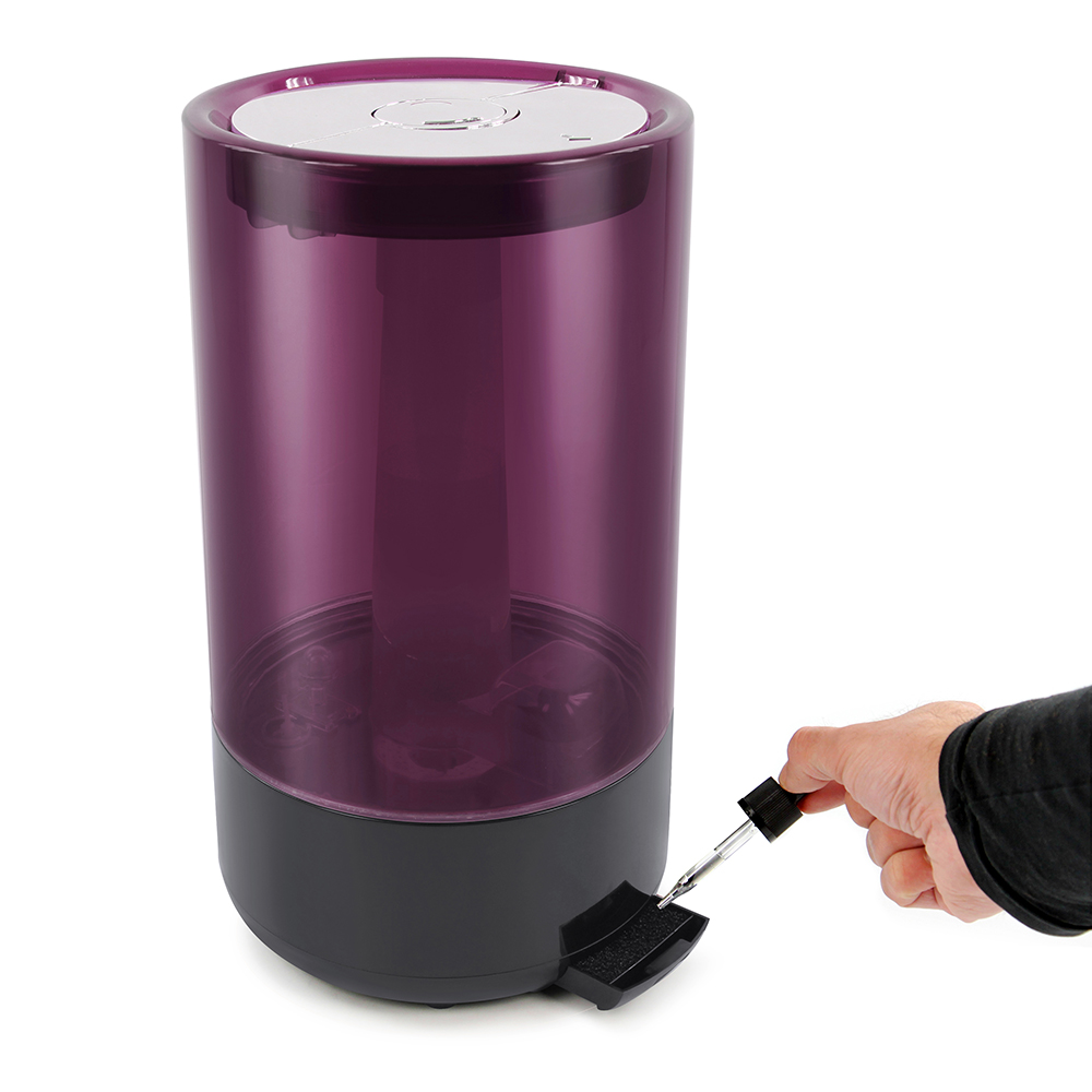 Увлажнитель воздуха ультразвуковой MARTA MT-2376 фиолетовый чароит верхний залив - фото 10