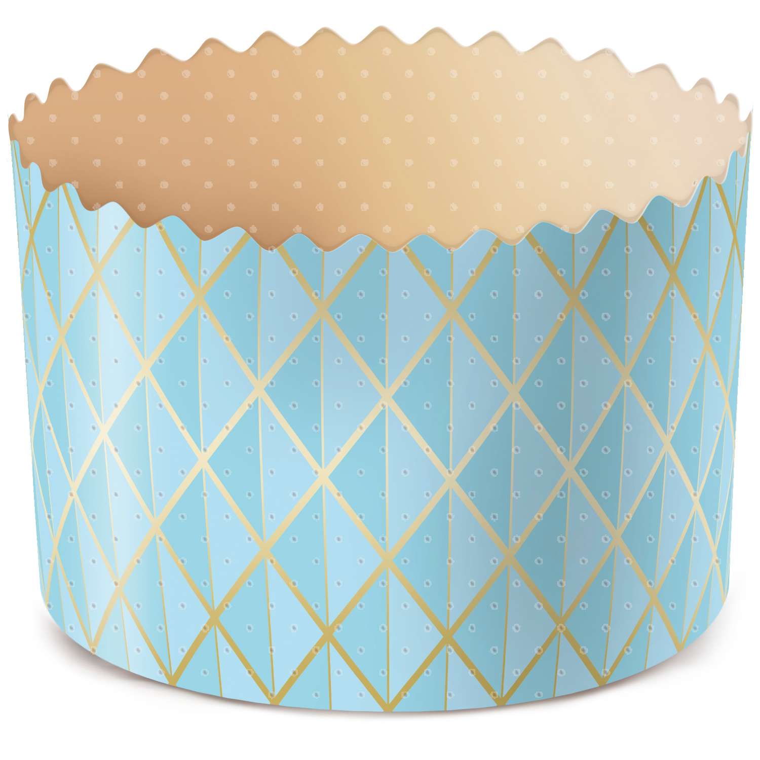 Формы пекарские бумажные цветные Домашняя кухня d124 h90мм 3шт - фото 3