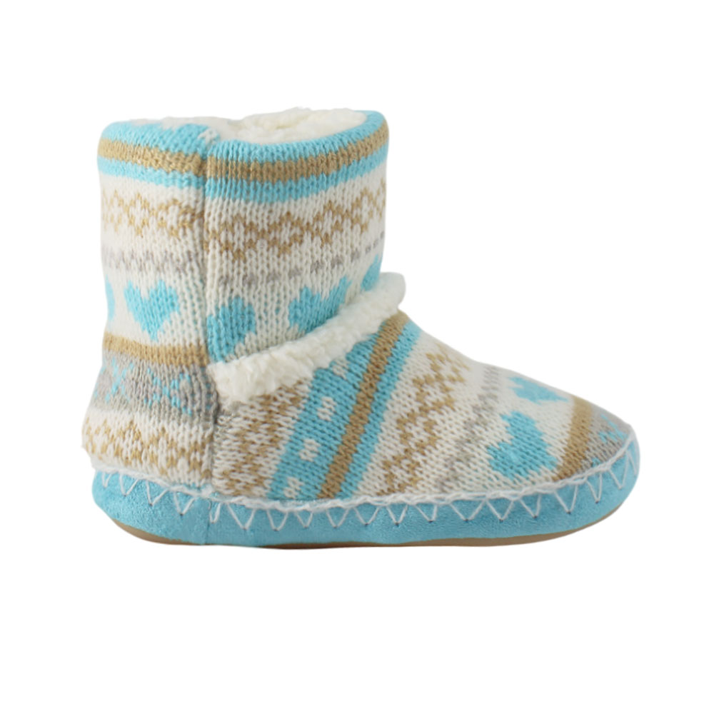 Тапочки Europen HB41006-СВ EUROPEN Тапочки для девочки,бело-голубой - фото 2