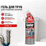 Моющее средство Sanfor для прочистки труб