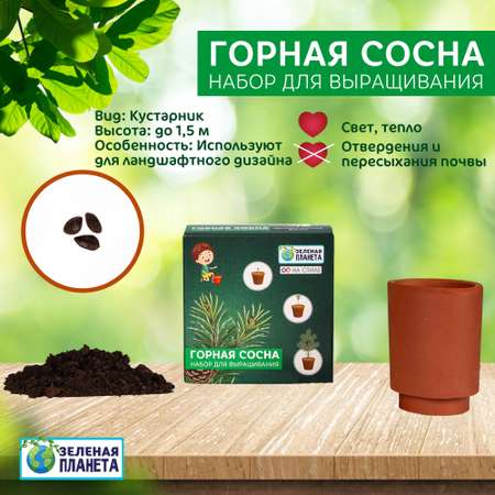 Набор для выращивания ЗЕЛЕНАЯ ПЛАНЕТА