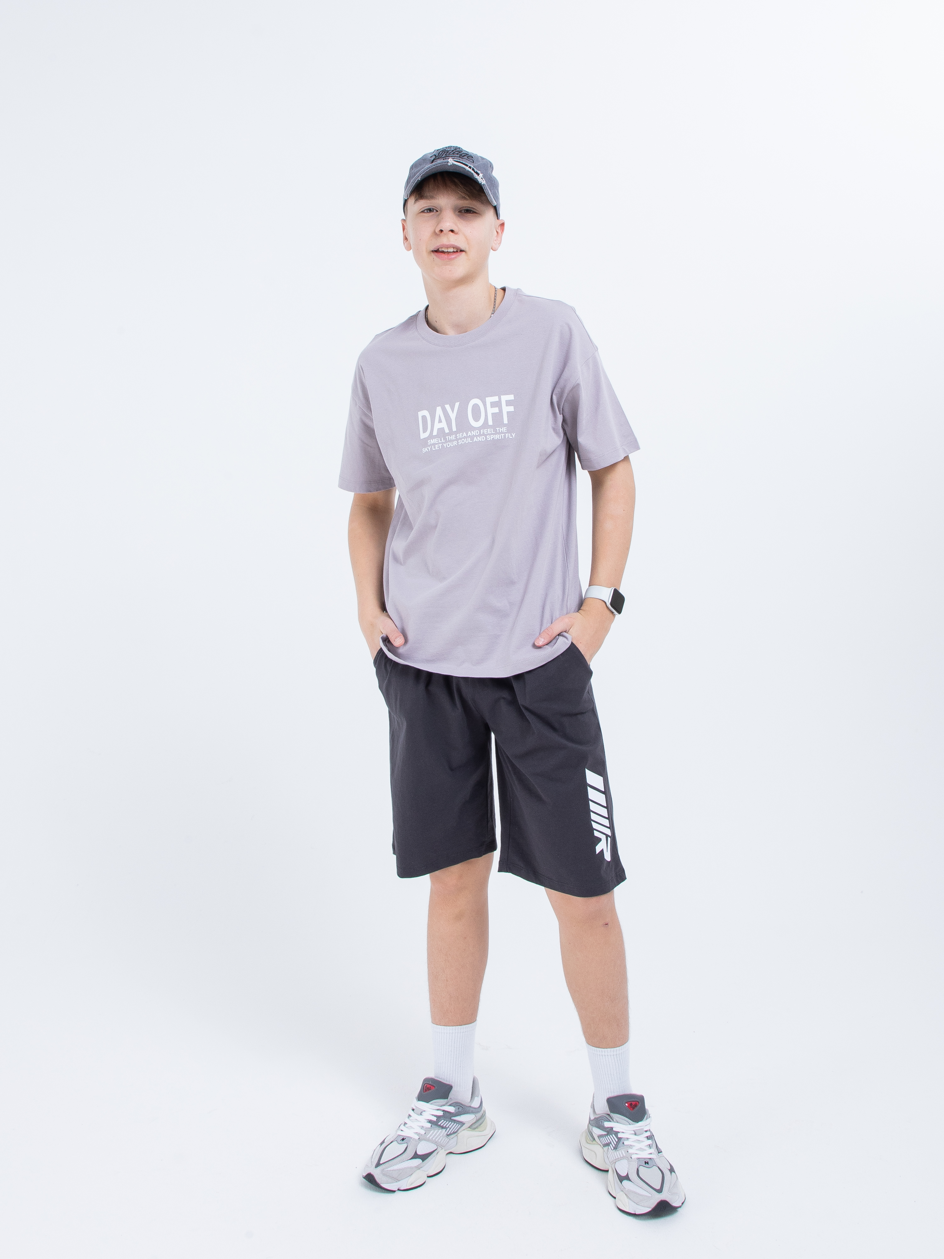 Шорты STELLA MODA 13204_графит - фото 8