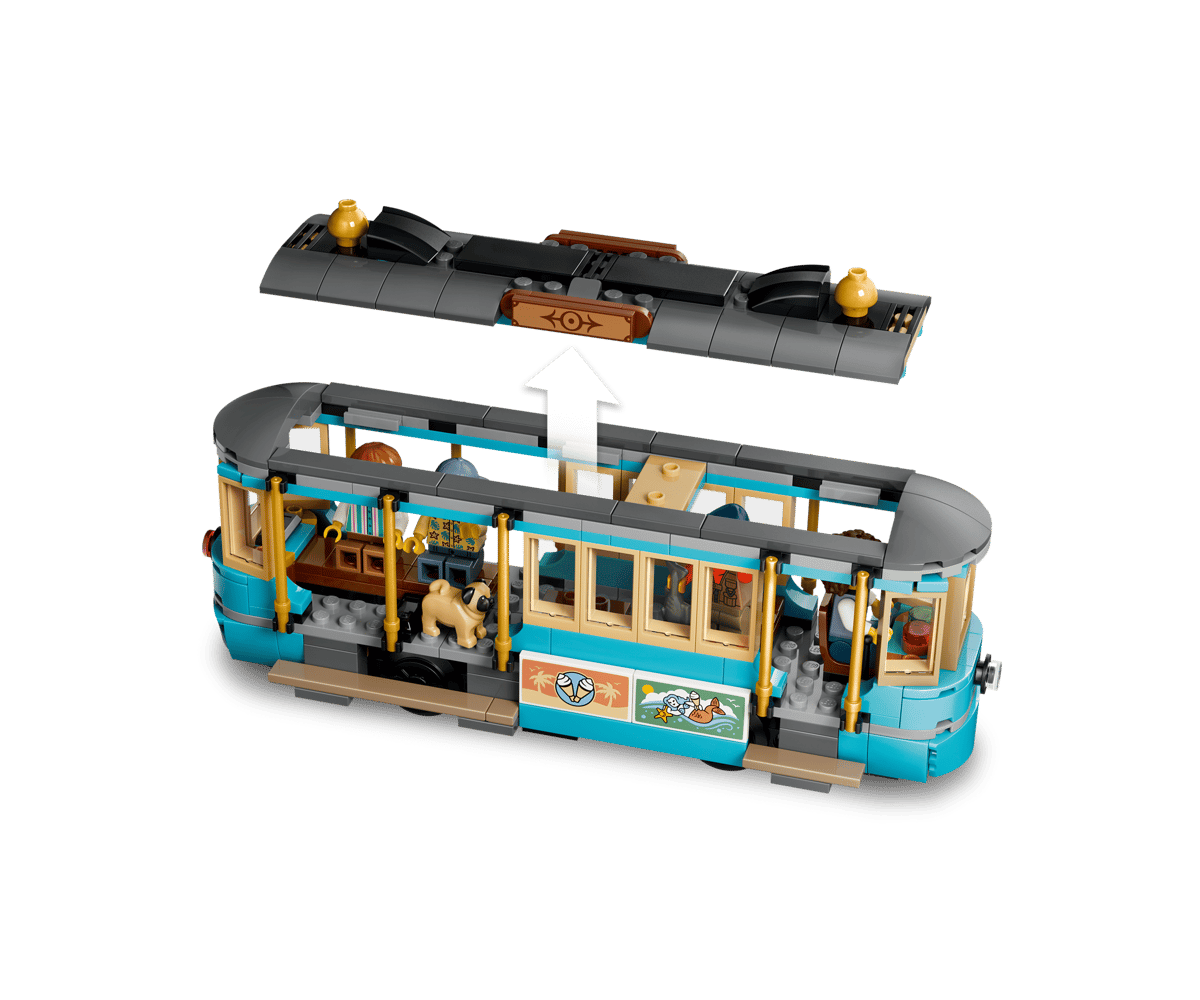Конструктор LEGO City Классический пляжный трамвай 693 дет. - фото 6