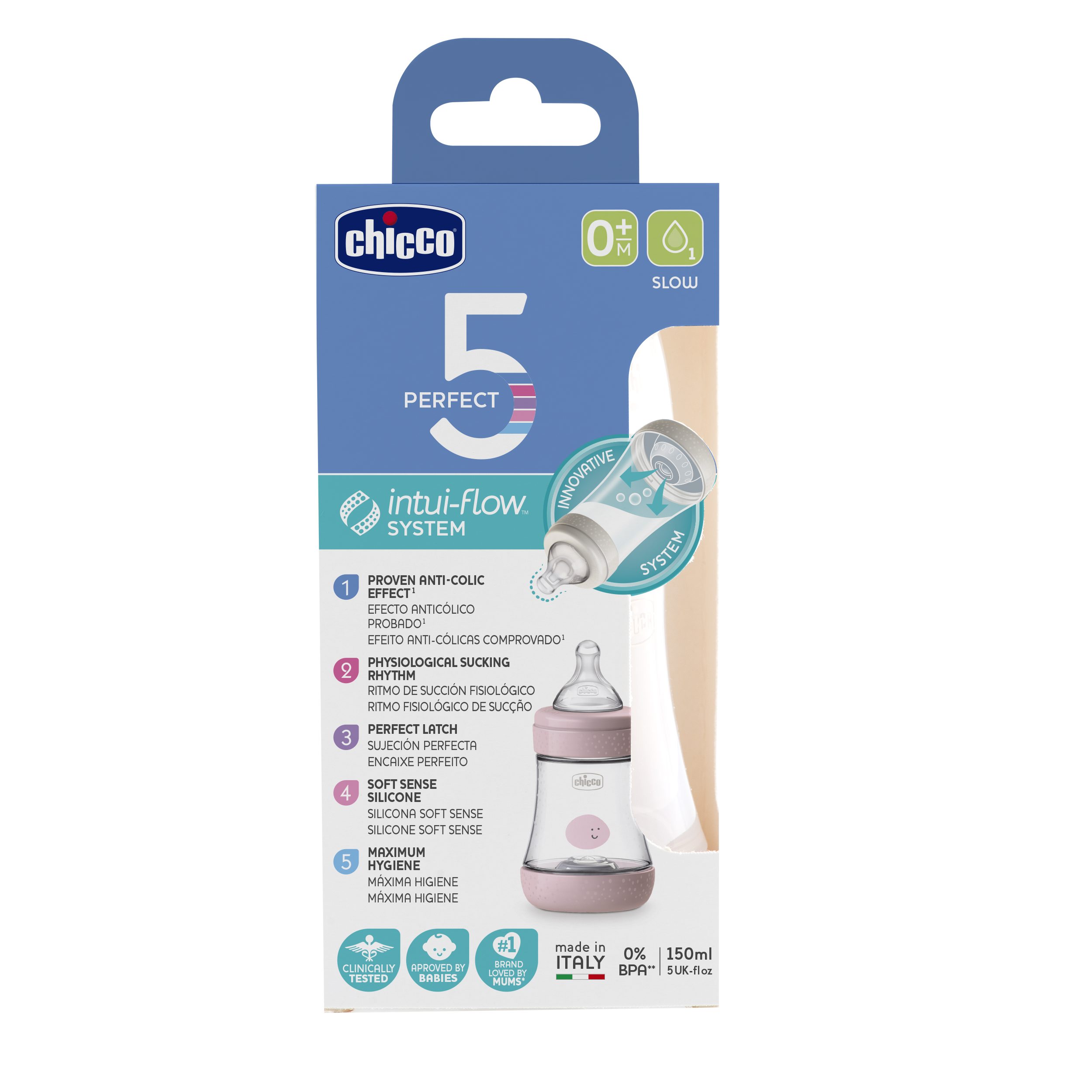 Бутылочка Chicco 150 мл - фото 4