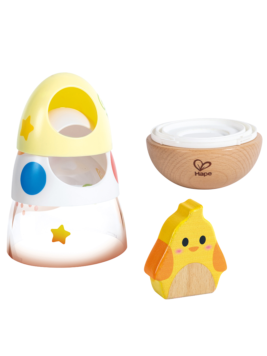 Игрушка Hape неваляшка Домик для цыпленка - фото 7