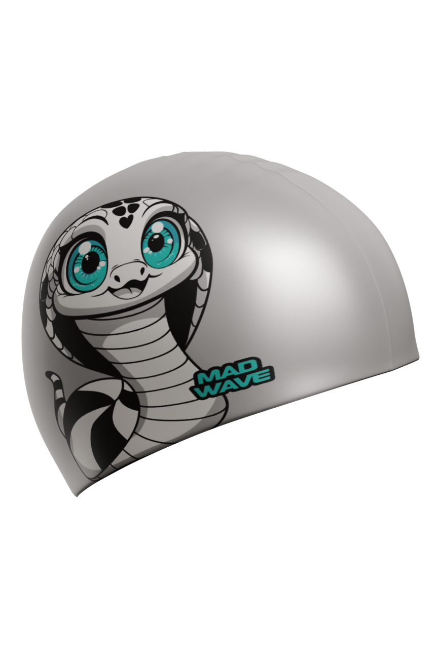 Шапочка для плавания Mad Wave Snake - фото 1