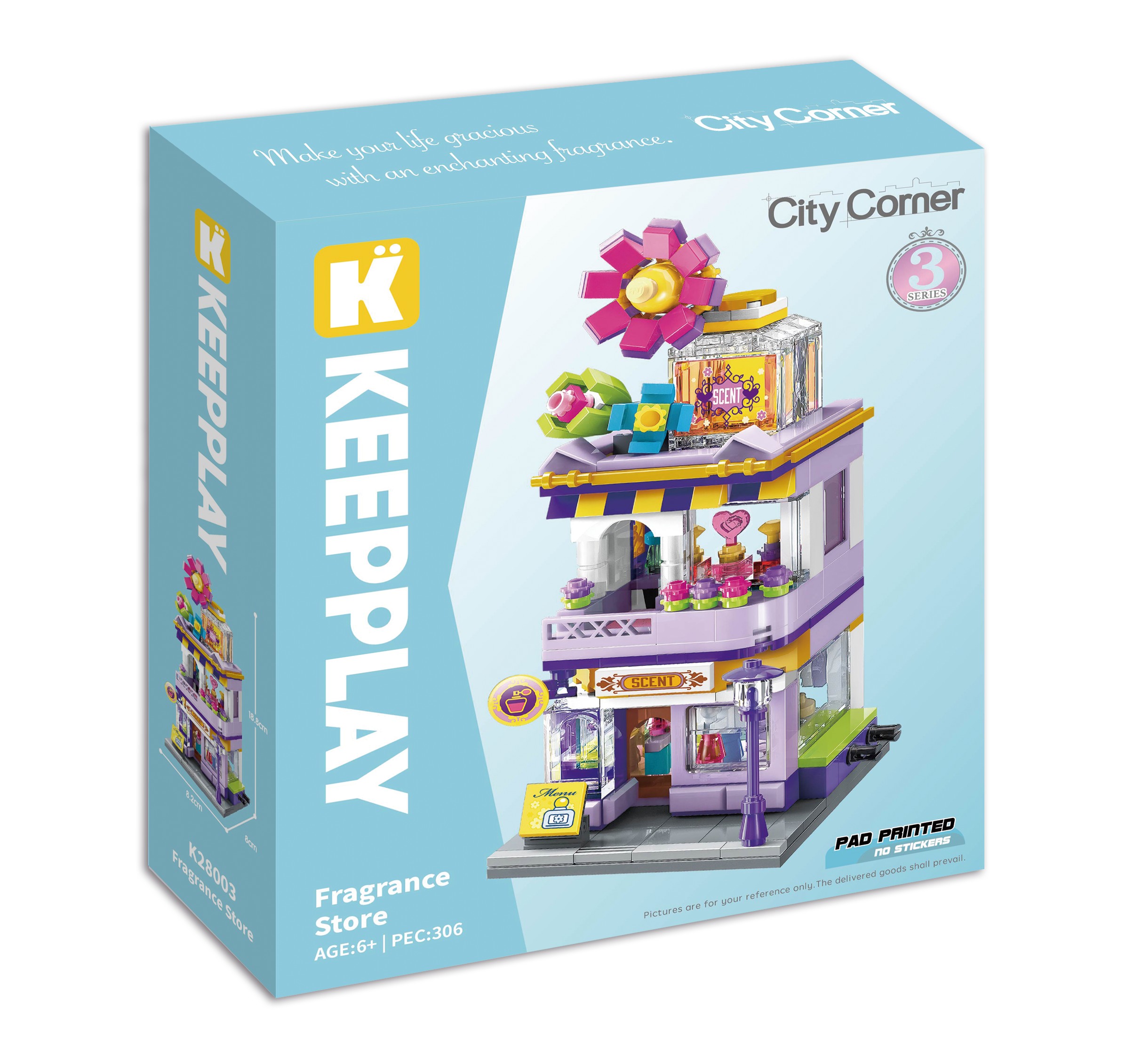 Конструктор QMAN Магазин парфюма 306 дет. - фото 2