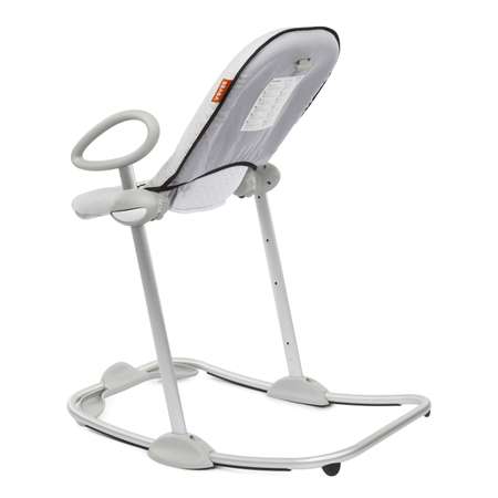 Шезлонг детский BEABA BOUNCER UP&D II PRINT GREYBLUE