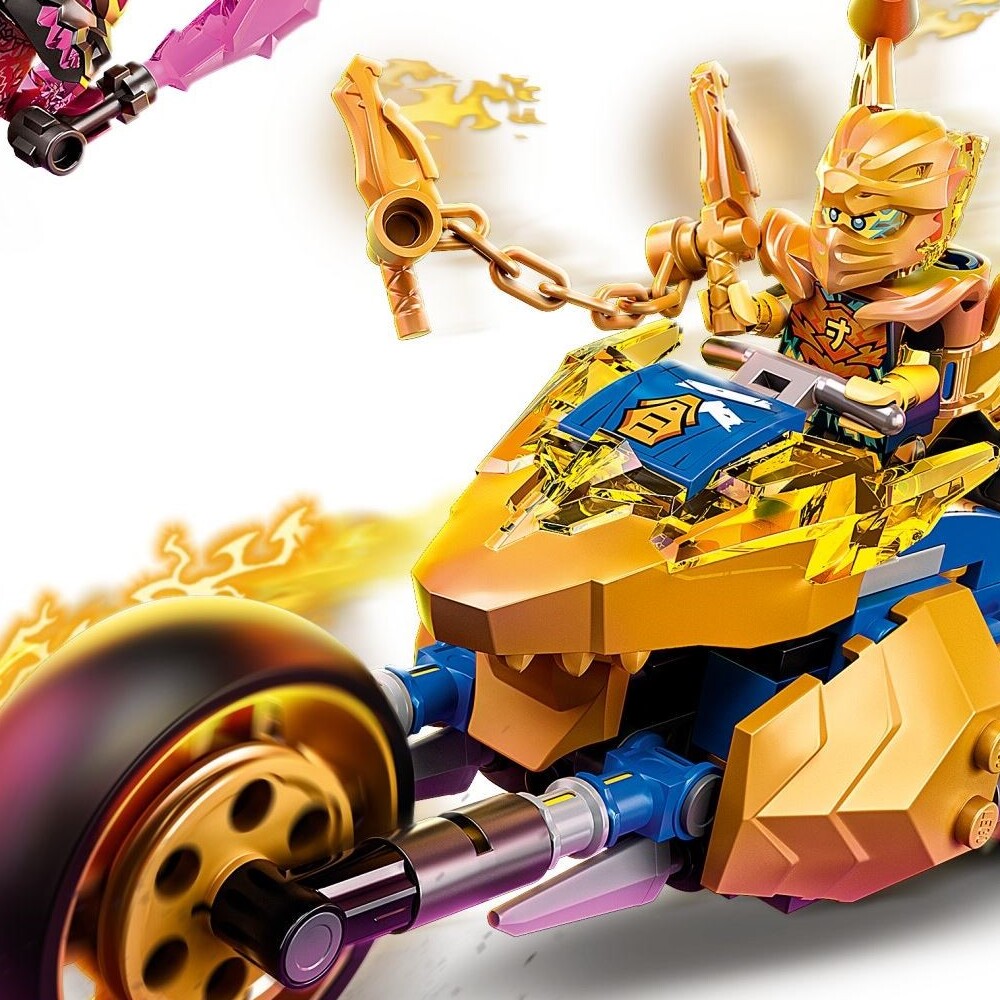 Конструктор LEGO NINJAGO Мотоцикл Джея Золотой дракон 56 дет. - фото 6