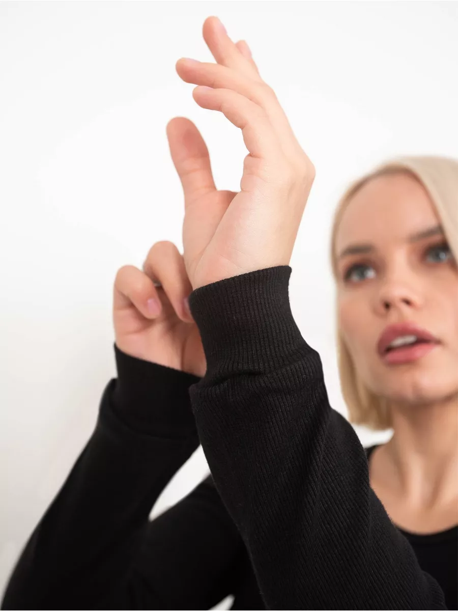 Топ-лонгслив MY BUY MB6374Ч - фото 13