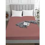 Простыня BRAVO поплин терракот 160 x 200 см на резинке 1 шт.