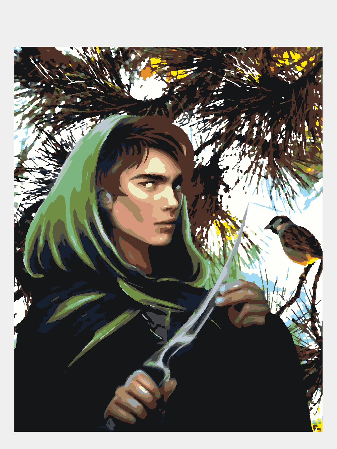 Картина по номерам Selfica Молодой охотник - фото 1