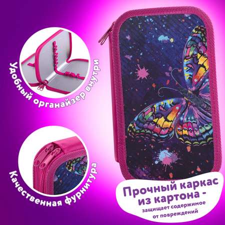 Пенал книжка Юнландия Black kitten